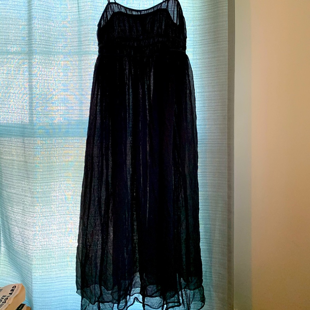 Vera Wang Luxe long negligee/nightgown